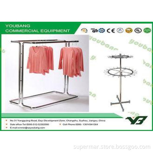 Durable commercial grade adjustable garment rack double sid